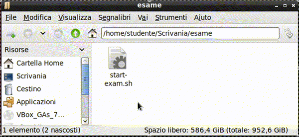 Refresh exam folder animation